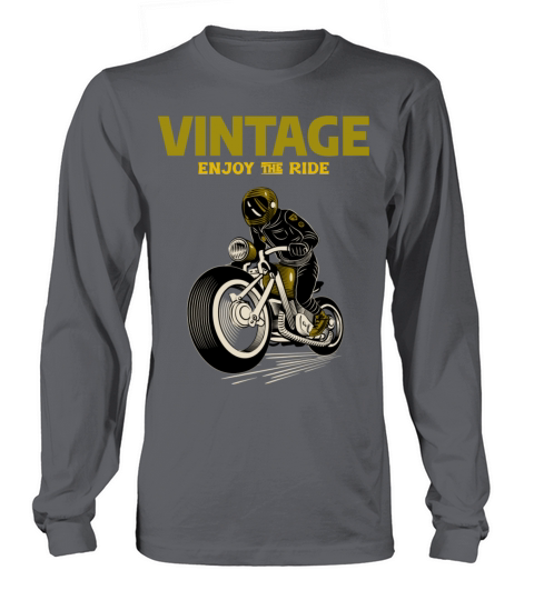 Motorbikes design Vintage stlye Long sleeved Unisex