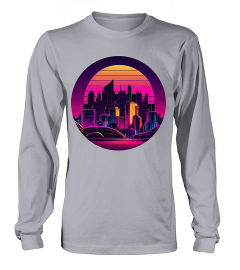 Retrowave Synthwave 80s Long sleeved Unisex