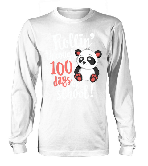 Rolling Through 100 Days Of School TShirt for Long sleeved Unisex