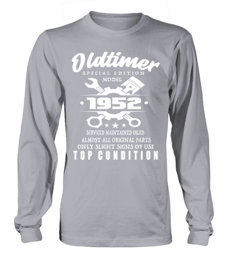Vintage Special Edition Model 1952 Birthday Long sleeved Unisex