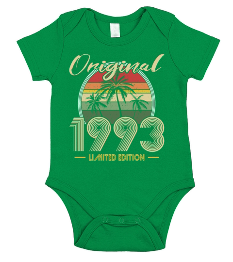 30th birthday original 1993 limited edition Short Sleeve Baby One-Piece