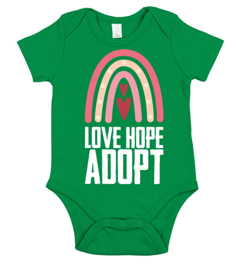 Adopt Children Foster Mom Short Sleeve Baby One-Piece
