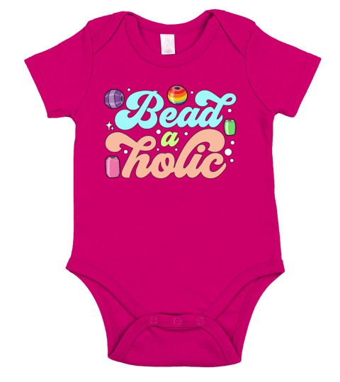 Beading Beadaholic Jewelry Making Beadwork Beader Short Sleeve Baby One-Piece