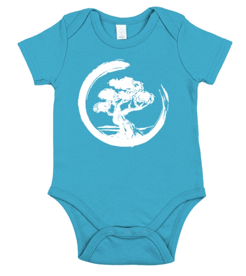 Bonsai Tree Japanese Gardening Short Sleeve Baby One-Piece