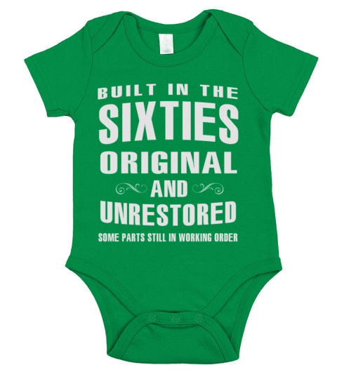 Built in the sixties original Unrestored some pa Short Sleeve Baby One-Piece