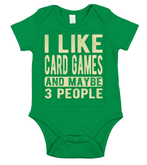 Card games Saying Short Sleeve Baby One-Piece