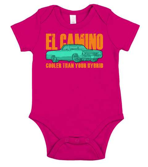 el camino cooler than hybrid Short Sleeve Baby One-Piece