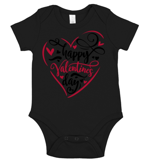 Happy valentine day 2022 Classic TShirt958 Short Sleeve Baby One-Piece