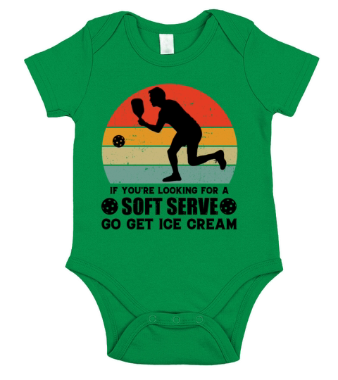If Youre Looking For A Soft Serve Fun Pickleball Short Sleeve Baby One-Piece