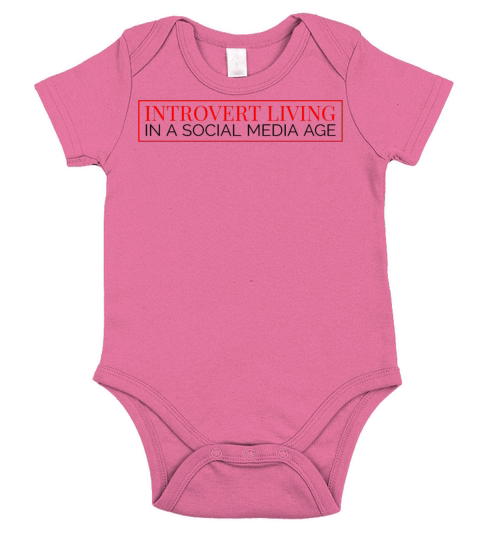 Introvert living in a social media age Short Sleeve Baby One-Piece