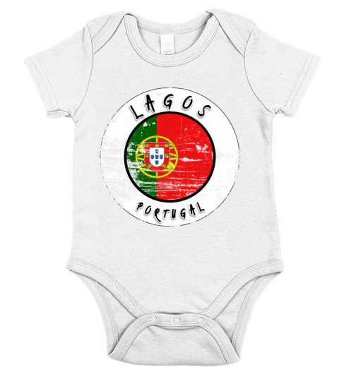 Lagos Portugal Vintage Short Sleeve Baby One-Piece