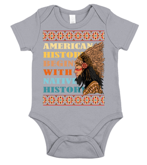 Native American Heritage Month Short Sleeve Baby One-Piece