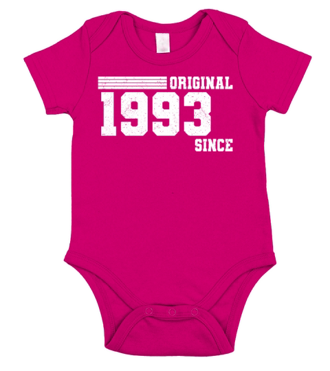 Original Since 1993 Short Sleeve Baby One-Piece