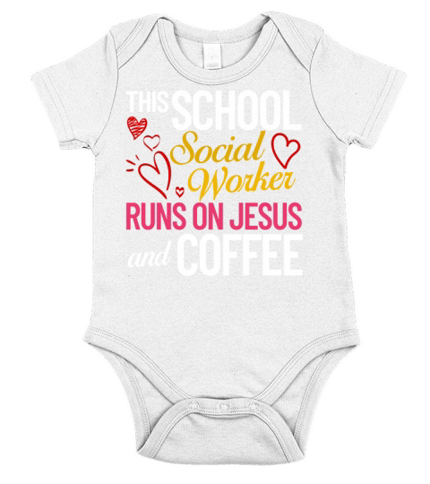 School Social Worker Quotes Appreciation Office Short Sleeve Baby One-Piece