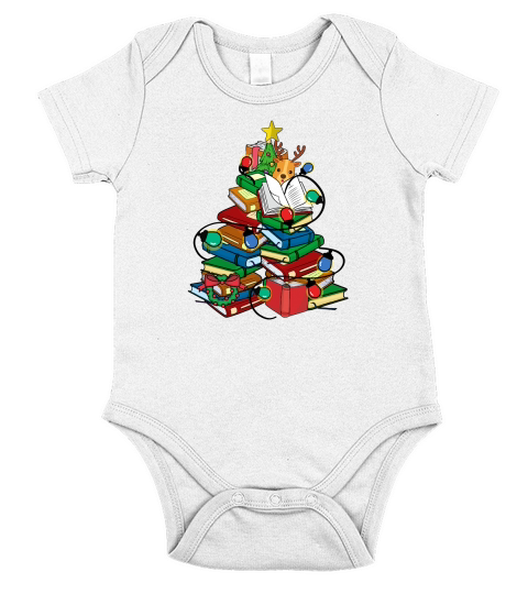 Teacher Christmas, Christmas treee Short Sleeve Baby One-Piece