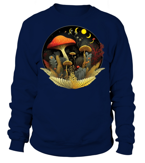 Goblincore Aesthetic Cottagecore Mushroom Dark Sweatshirt Unisex