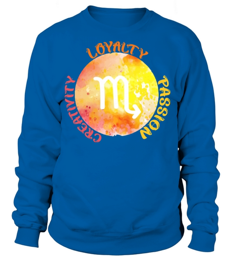 Scorpio Zodiac Sign Sweatshirt Unisex
