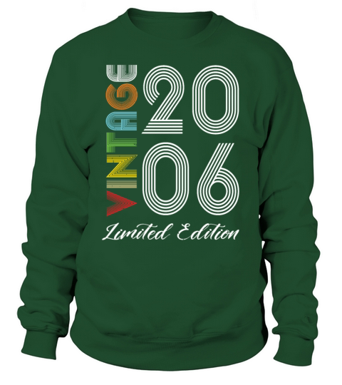 Vintage 2006 Vintage Birthday Retro Vintage Sweatshirt Unisex