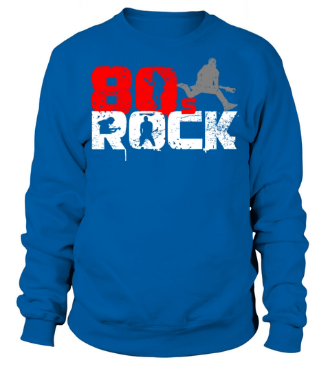Vintage 80s Rock Music Fan Sweatshirt Unisex