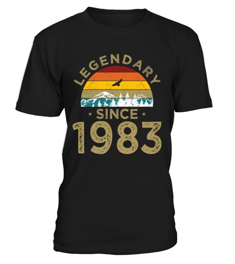 40th birthday vintage 1983 legendary since 1983 T-Shirt Unisex