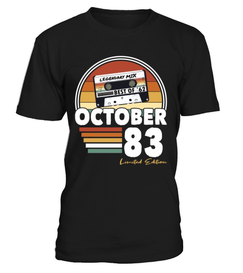 40th birthday vintage october 1983 limited edition T-Shirt Unisex