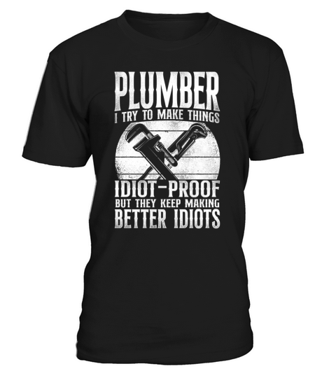 Plumbing Plumber Vintage Retro T-Shirt Unisex