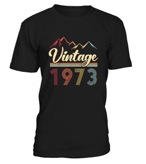 Vintage 1973 48th Birthday Retro 48 Years Old T-Shirt Unisex