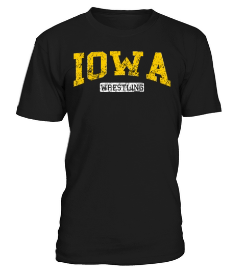 Vintage Iowa Classic Wrestling Freestyle T-Shirt Unisex