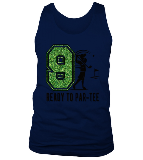 9th Birthday Gift Golf Player 9 Year Old Boy Tank Top Unisex