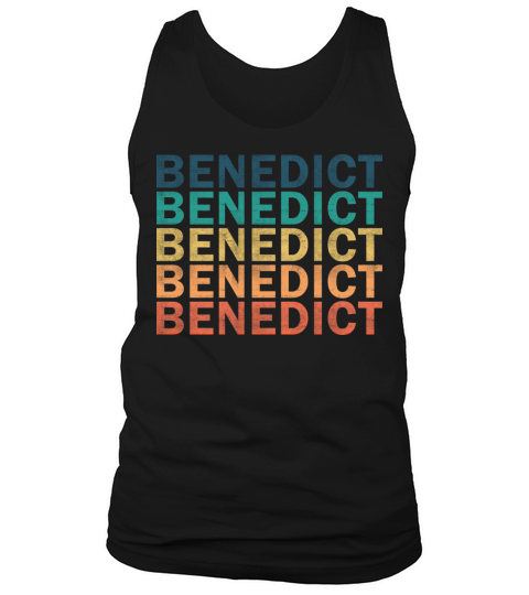 Benedict Name T Shirt - Benedict Vintage Retro Nam Tank Top Unisex
