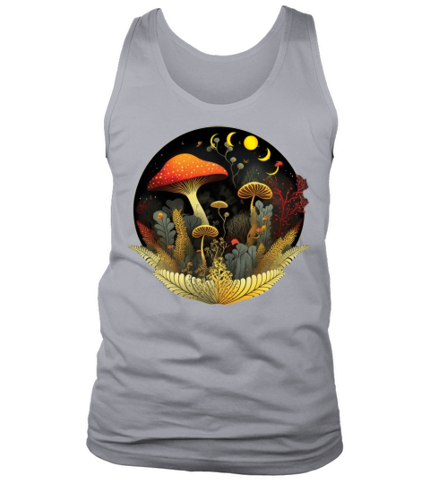 Goblincore Aesthetic Cottagecore Mushroom Dark Tank Top Unisex