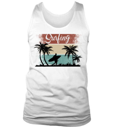 Retro Vintage Surfing Tank Top Unisex