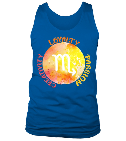 Scorpio Zodiac Sign Tank Top Unisex