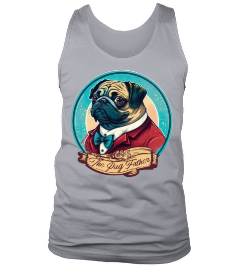 The Pug Father vintage Tank Top Unisex