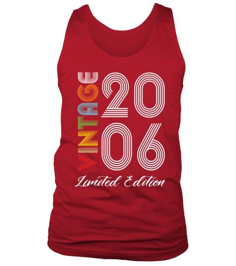 Vintage 2006 Vintage Birthday Retro Vintage Tank Top Unisex