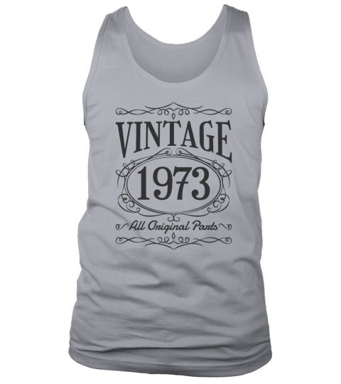 Vintage Birthday 1973 Shirt Tank Top Unisex