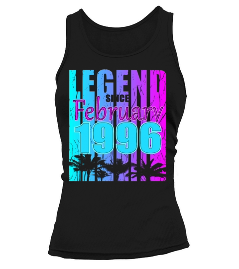 Born in 1996 Legend February Vintage Tank top Woman
