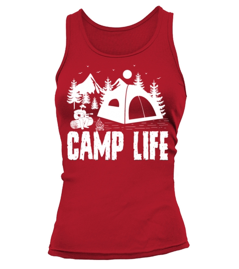 Camping Camper Van Vintage In Caravan Caravan Tank top Woman