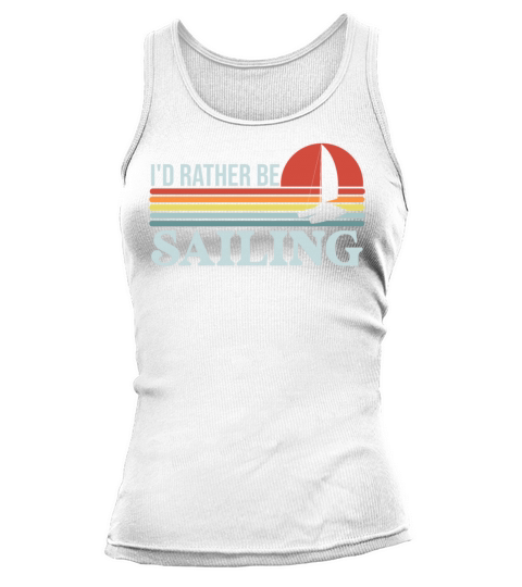 Catamaran Captain Id Rather Be Sailing Tank top Woman