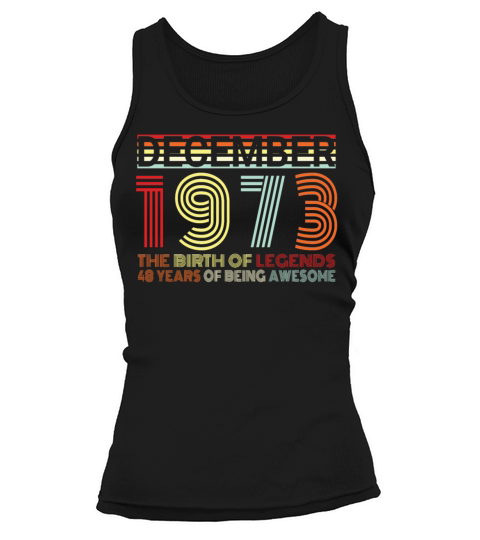 December 1973 Vintage Gift Tank top Woman