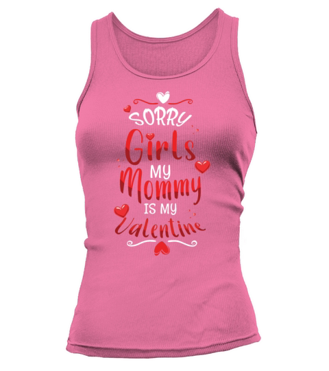 Mommy My Valentine Hearts Day Valentines Tank top Woman