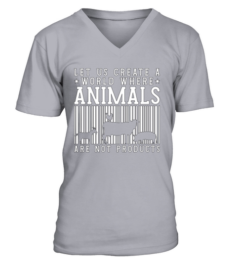 Animal Welfare Let Us Create Foster Animal Worker V-Neck T-shirt