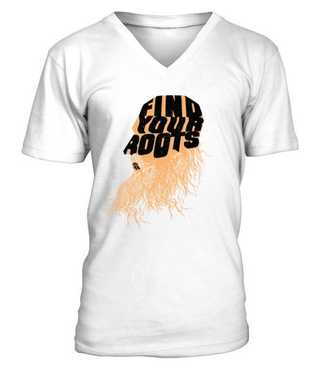 Bearded beard men quote Bearded beard men quote in V-Neck T-shirt