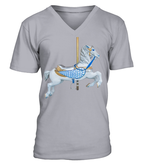 Carousel Pegasus V-Neck T-shirt