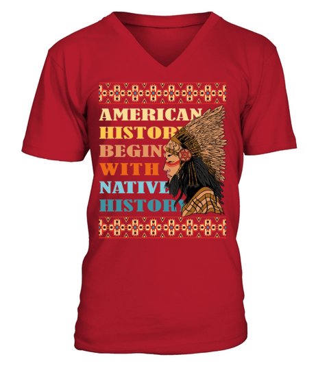 Native American Heritage Month V-Neck T-shirt