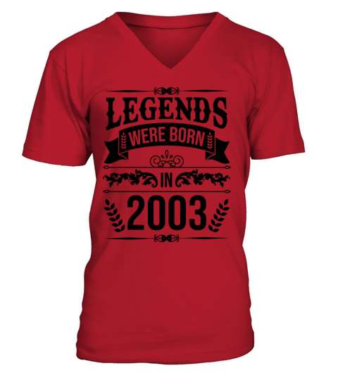 Vintage 2003 20th Birthday Gifts Men Women V-Neck T-shirt