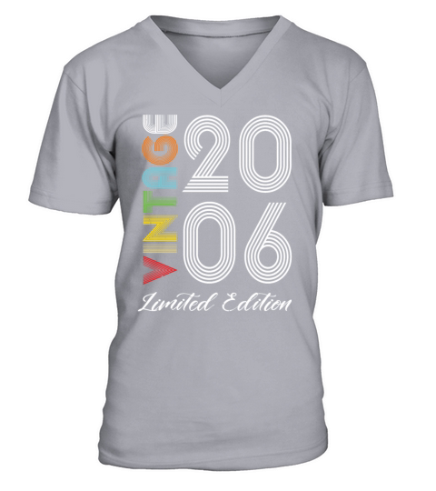 Vintage 2006 Vintage Birthday Retro Vintage V-Neck T-shirt