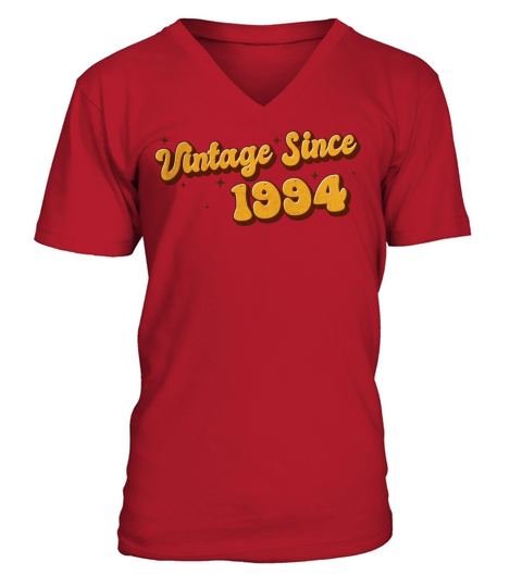 Vintage since 1994 29 Years Old - Groovy 29th V-Neck T-shirt