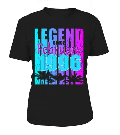 Born in 1996 Legend February Vintage Women's T-Shirt