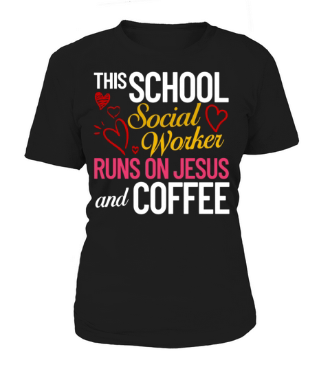School Social Worker Quotes Appreciation Office Women's T-Shirt
